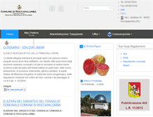 Tablet Screenshot of comune.roccapalumba.pa.it